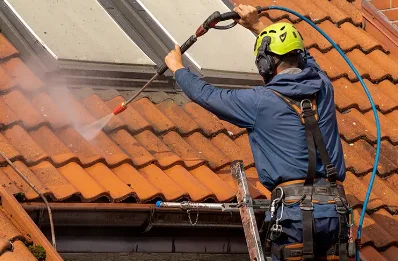 Démoussage et hydrofuge de toiture à Louey
